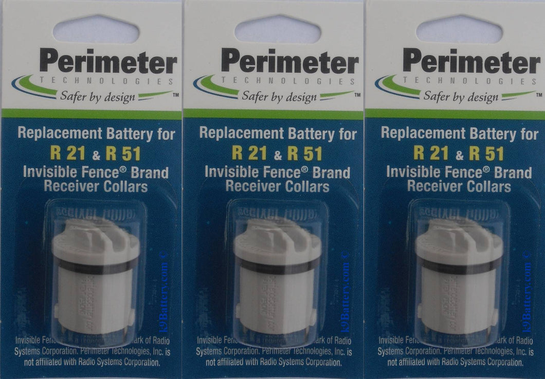 3-PACK Aftermarket Battery Compatible with Invisible Fence® Brand Power Cap®