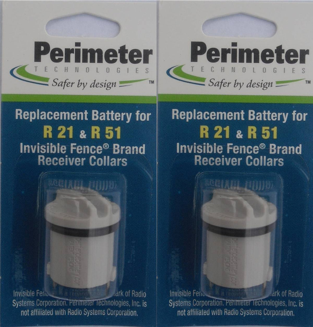 2-PACK Aftermarket Battery Compatible with Invisible Fence® Brand Power Cap®